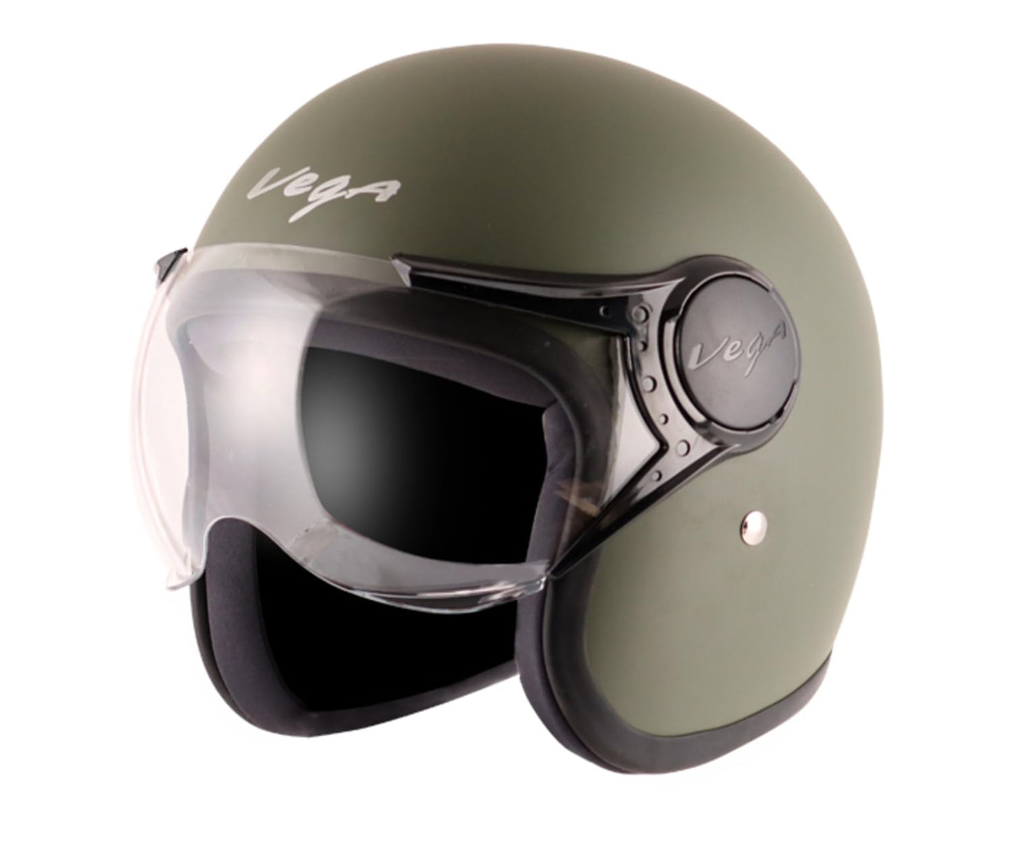 Jet W/Visor Dull Desert Storm Helmet-M
