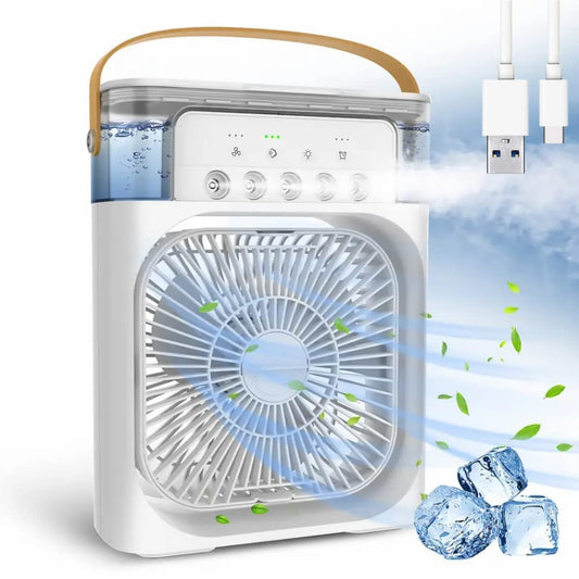 IKERIA-MiNi Coeeier-For-Room-Cooiing-Mini-Cooier-AiR-COolEr-PoRtablE-AiR-CondItIoners-FoR-HoMe-Office-Artic-3-In-1-CONdItIONeR-MiNi-COolEr-HousMiNi-CooLeR (MuLtI CoLourE) (A2)