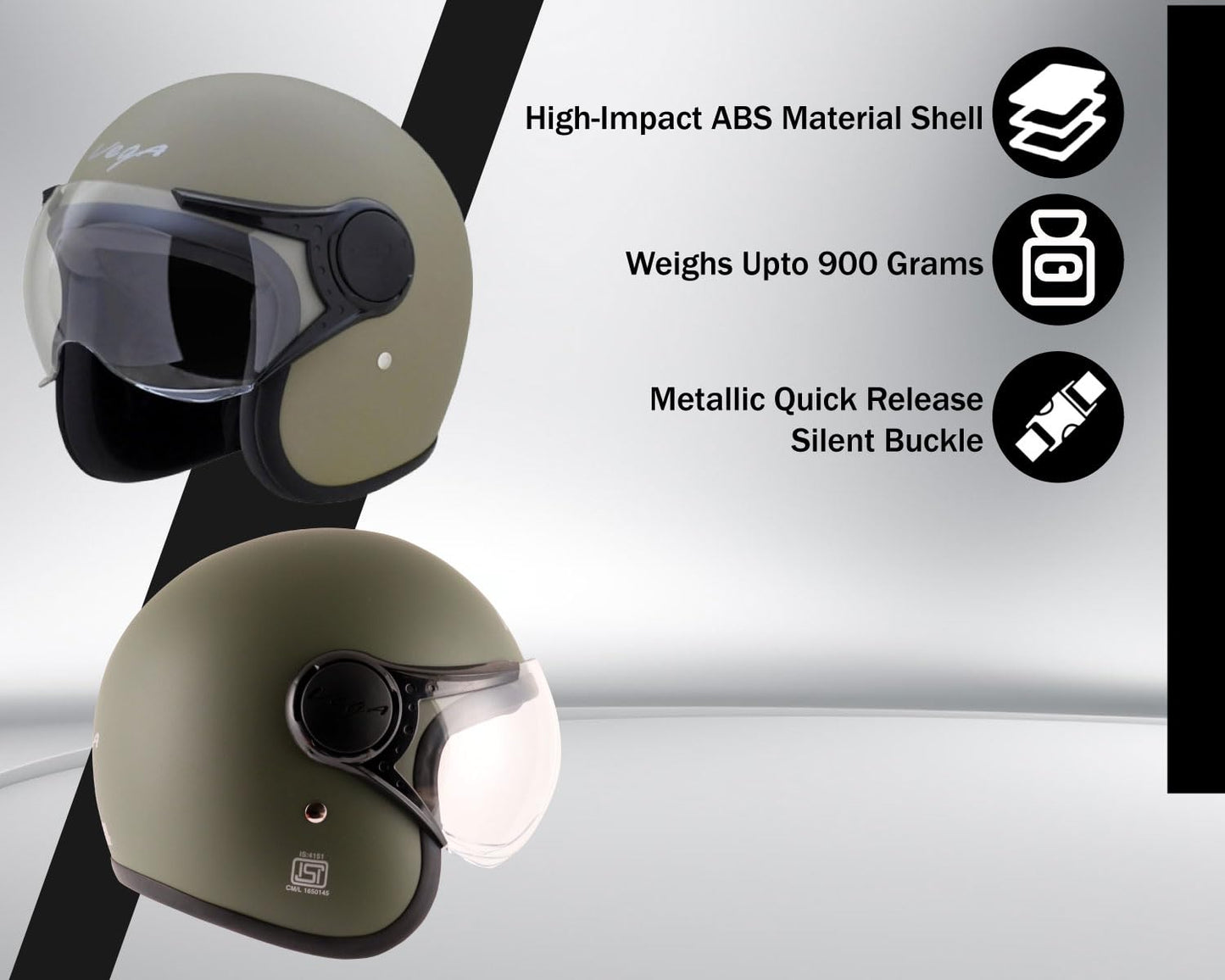 Jet W/Visor Dull Desert Storm Helmet-M